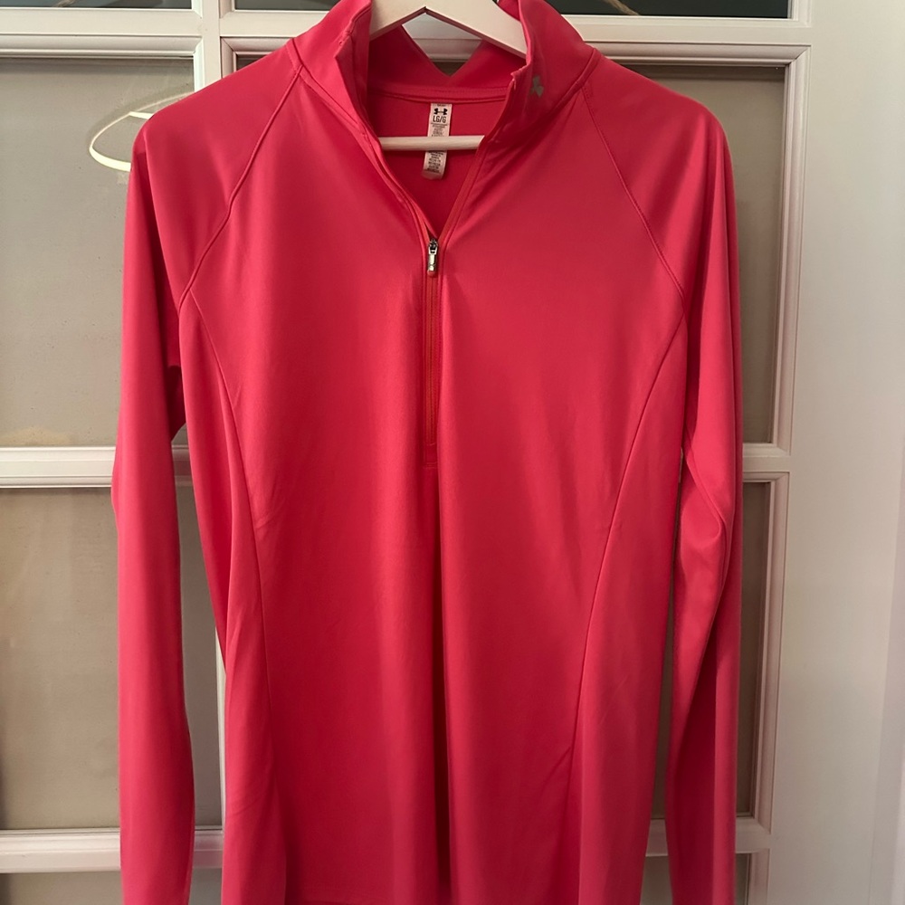 Under Armour Pink HeatGear Pullover